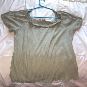 Like new, off shoulder shirt